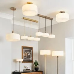 Dunelm Amelie Opal Glass Satin Nickel Table Lamp 13 Dunelm Amelie Opal Glass Satin Nickel Table Lamp -Lighting Heaven 30768659 alt09