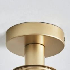 Dunelm Amelie Opal Gold Glass Flush Ceiling Fitting 11 Dunelm Amelie Opal Gold Glass Flush Ceiling Fitting -Lighting Heaven 30768668 alt03