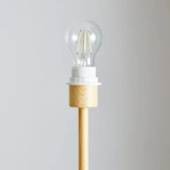 Dunelm Luna Wood Floor Lamp Base -Lighting Heaven 30769759 alt02