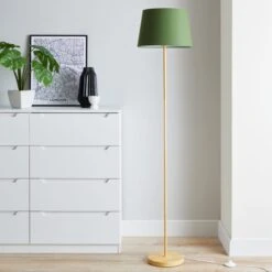 Dunelm Luna Wood Floor Lamp Base -Lighting Heaven 30769759 alt03