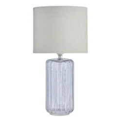 Dunelm Christine Ribbed Glass Table Lamp 9 Dunelm Christine Ribbed Glass Table Lamp -Lighting Heaven 30770025 alt03