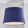Dunelm Ava Navy Tapered Shade -Lighting Heaven 30770051