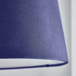 Dunelm Ava Navy Tapered Shade -Lighting Heaven 30770051 alt02