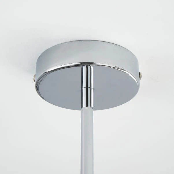 Dunelm Erin Ceiling 3 Light Smoked Ceiling Fitting 6 Dunelm Erin Ceiling 3 Light Smoked Ceiling Fitting - Image 4