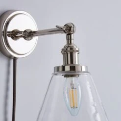 Dorma Purity Nickson EasyFit Plug-In Wall Light -Lighting Heaven 30780622 alt02