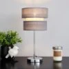 Dunelm Frea Grey Table Lamp -Lighting Heaven 30786016