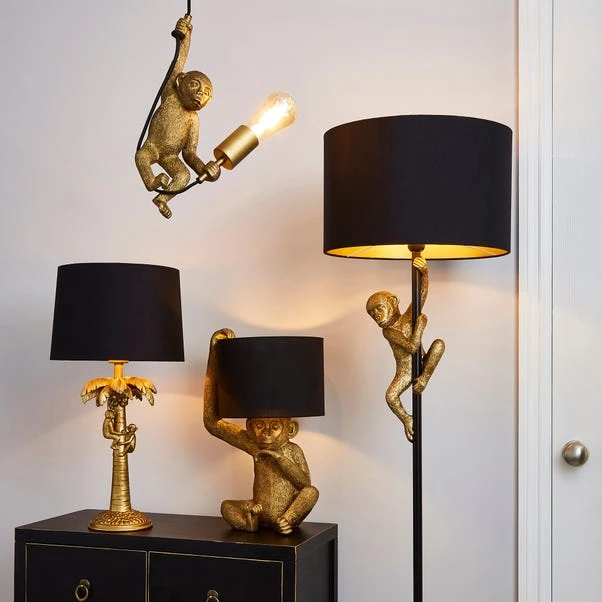 Dunelm Odisha Monkey Floor Lamp 7 Dunelm Odisha Monkey Floor Lamp - Image 5