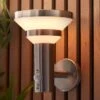 Vogue Lighting Vogue Leif Outdoor Solar PIR Wall Light -Lighting Heaven 30789771