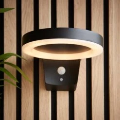 Vogue Lighting Vogue Idris Outdoor Solar PIR Wall Light -Lighting Heaven 30789779 alt03