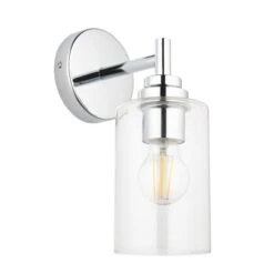Dunelm Fryer Chrome Bathroom Wall Light -Lighting Heaven 30789841 alt05