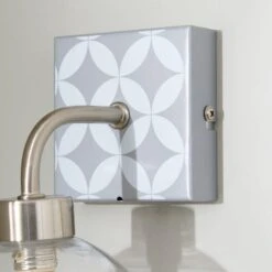 Dunelm Geometric Tile Bathroom Wall Light -Lighting Heaven 30789859 alt03