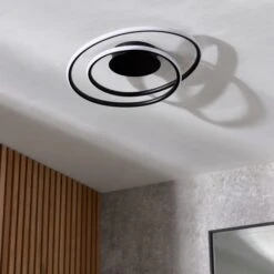 Dunelm Langdon Bathroom Integrated LED Flush Ceiling Fitting -Lighting Heaven 30789888 alt01