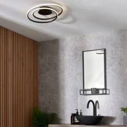 Dunelm Langdon Bathroom Integrated LED Flush Ceiling Fitting -Lighting Heaven 30789888 alt04