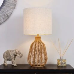 Dunelm Kylo Woven String Table Lamp