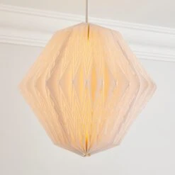 The Edited Life Origami Diamond Pendant 40cm