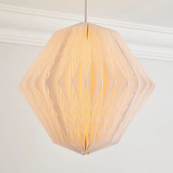 The Edited Life Origami Diamond Pendant 40cm 2 The Edited Life Origami Diamond Pendant 40cm