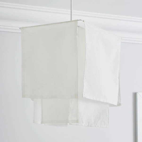 Dunelm Paksha Square Shade 30cm 4 Dunelm Paksha Square Shade 30cm - Image 2