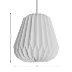 The Edited Life Origami Decagon Paper Pendant Small 11 The Edited Life Origami Decagon Paper Pendant Small -Lighting Heaven 30796674 alt04