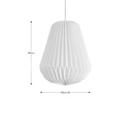 The Edited Life Origami Decagon Paper Pendant Large 11 The Edited Life Origami Decagon Paper Pendant Large -Lighting Heaven 30796675 alt04