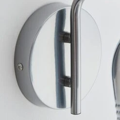 Dunelm Issac Chrome Effect Wall Light 10 Dunelm Issac Chrome Effect Wall Light -Lighting Heaven 30798514 alt02