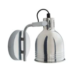 Dunelm Issac Chrome Effect Wall Light 12 Dunelm Issac Chrome Effect Wall Light -Lighting Heaven 30798514 alt04