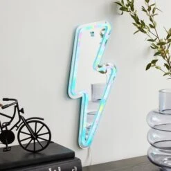 Dunelm Lightning Bolt Neon Sign 12 Dunelm Lightning Bolt Neon Sign -Lighting Heaven 30798519 alt04