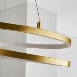 Dunelm Menton Integrated LED Swirl Ceiling Fitting -Lighting Heaven 30798594 alt02