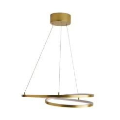 Dunelm Menton Integrated LED Swirl Ceiling Fitting -Lighting Heaven 30798594 alt04