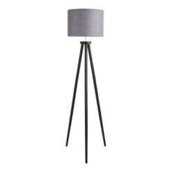 Dunelm Jandia Wooden Tripod Floor Lamp -Lighting Heaven 30798600 alt04