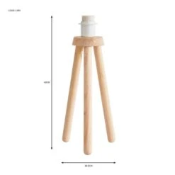 Dunelm Paint Your Own Tripod Table Lamp -Lighting Heaven 30798603 alt05