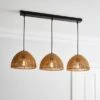 Dunelm Artisan Avery Natural 3 Light Diner Ceiling Fitting 1 Dunelm Artisan Avery Natural 3 Light Diner Ceiling Fitting -Lighting Heaven 30798643