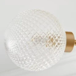 Dunelm Elodie 3 Light Semi Flush Ceiling Fitting -Lighting Heaven 30798647 alt03