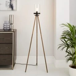 Dunelm Fulton Tripod Floor Lamp