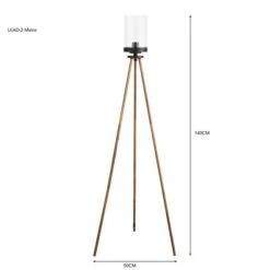 Dunelm Fulton Tripod Floor Lamp -Lighting Heaven 30798654 alt05