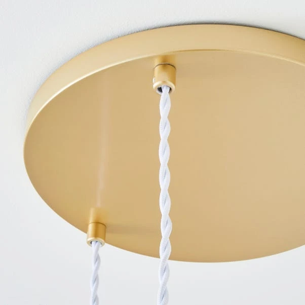 Dunelm Elodie Clear 3 Light Cluster Ceiling Fitting 5 Dunelm Elodie Clear 3 Light Cluster Ceiling Fitting - Image 3