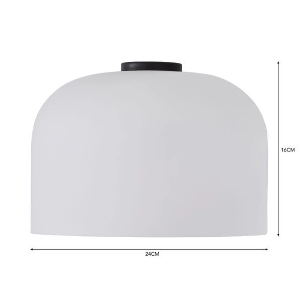 Dunelm Palazzo Easy Fit Frosted Pendant Light 8 Dunelm Palazzo Easy Fit Frosted Pendant Light - Image 6