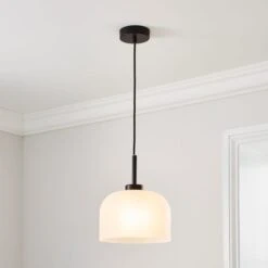 Dunelm Palazzo Frosted Ceiling Pendant
