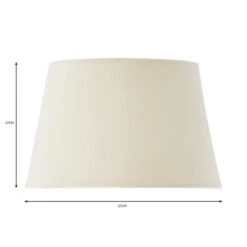 Dunelm Clara 27cm Tapered Lamp Shade 11 Dunelm Clara 27cm Tapered Lamp Shade -Lighting Heaven 30799252 alt04