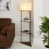 Dunelm Fulton Corner Shelved Floor Lamp Rustic Pine 2 Dunelm Fulton Corner Shelved Floor Lamp Rustic Pine -Lighting Heaven 30802424