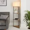Elements Element Sunds Corner Shelved Floor Lamp Light Wood -Lighting Heaven 30802425