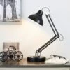 Dunelm Archibald Articulated Black Desk Lamp -Lighting Heaven 30803332