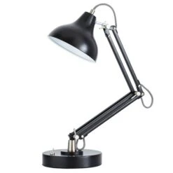 Dunelm Archibald Articulated Black Desk Lamp -Lighting Heaven 30803332 alt04
