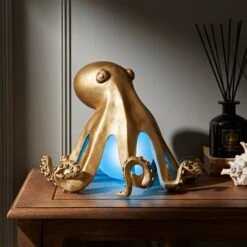 Natural History Museum Octopus Rechargeable Table Lamp 10 Natural History Museum Octopus Rechargeable Table Lamp -Lighting Heaven 30803336 alt02