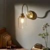 Natural History Museum Wall Light Clear And Brass 1 Natural History Museum Wall Light Clear And Brass -Lighting Heaven 30803341