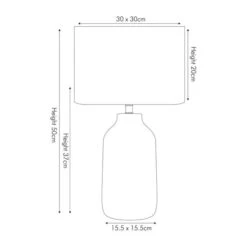 Pacific Lifestyle Flora Table Lamp -Lighting Heaven 30803398 alt04