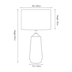 Pacific Lifestyle Artemis Tall Table Lamp -Lighting Heaven 30803400 alt04