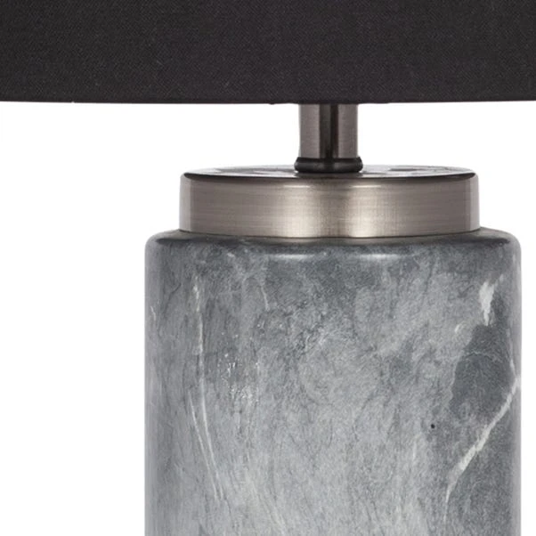 Pacific Lifestyle Carrara Grey Tall Table Lamp 6 Pacific Lifestyle Carrara Grey Tall Table Lamp - Image 4