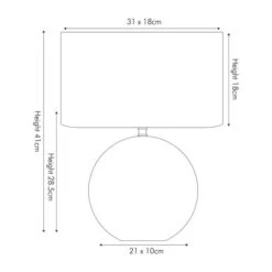 Pacific Lifestyle Crestola Table Lamp -Lighting Heaven 30804014 alt03