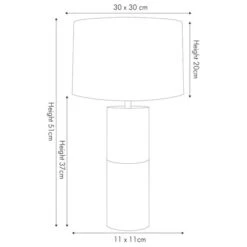 Pacific Lifestyle Etosha Table Lamp -Lighting Heaven 30804016 alt03