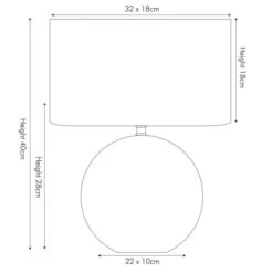 Pacific Lifestyle Mabel Table Lamp -Lighting Heaven 30804332 alt03